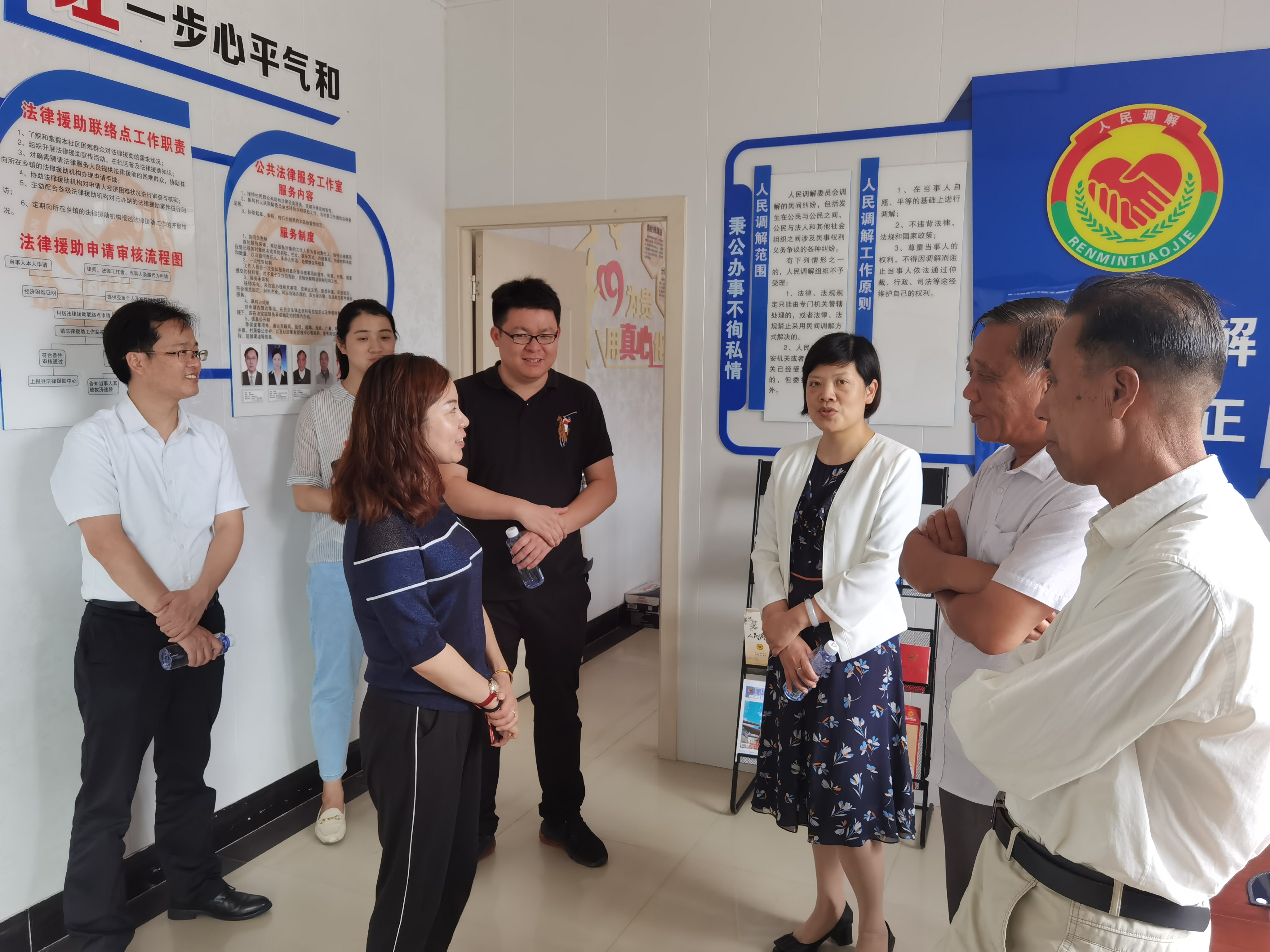 崇明区司法局赴陈家镇调研人民调解工作